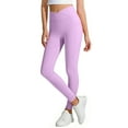 thumbnail image 5 of JTSRKL Girls Athletic Leggings Kids V-Cross Stretchy High Waist Tummy Control Yoga Running Dance Gym Pants with Pockets Purple 13-14 Years, 5 of 8