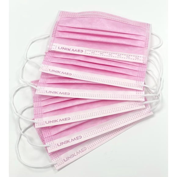 Canadian Made Level 2 Pink Facemasks (Box of 50)