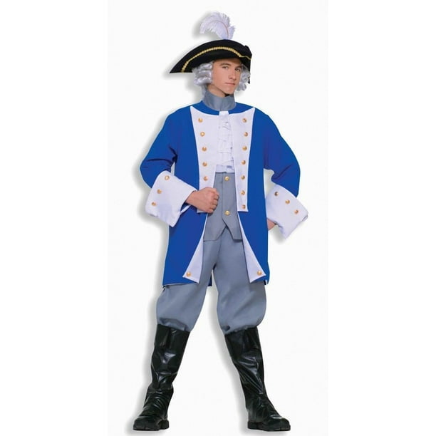 Personnage Historique Général Colonial Costume Adulte Std Town Crier Reenactment