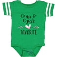 thumbnail image 3 of Inktastic Oma and Opa's Favorite Heart Grandchild Boys or Girls Baby Bodysuit, 3 of 5