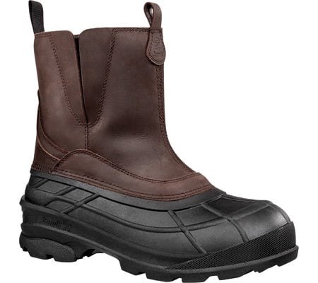 Dawson Men Round Toe Leather Snow Boot 