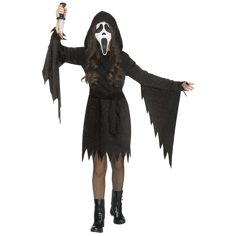 Scream Ghost Face Girls Dress Child Costume X-Large 14-16