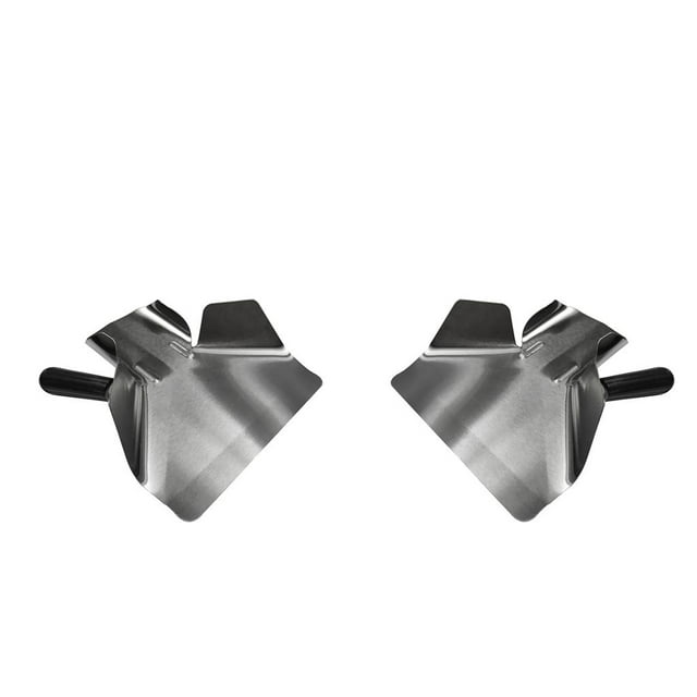 Pala de acero inoxidable Baoblaze 2 piezas para palomitas de Maíz 22,8 cm 20,5 cm
