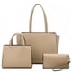 thumbnail image 3 of Set Marca Nicole Lee de Bolsa Satchel, de mano y cartera Natural Nicole Lee Regina 3 Pcs, 3 of 3