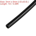 thumbnail image 5 of Uxcell Tubing Tube Air Hose Pipe for Pump Transfer Silicone Rubber Black 1/8" x 3/16", 5 of 5