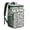Dark-green-24, variant on Floral and Bee Artwork Backpack Cooler - 20L Insulated Leakproof Bag for Picnics, Parties, and Road Trips