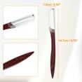 thumbnail image 4 of Unique Bargains Vocoste Rasoir à Sourcils pour Femmes avec Couvre-Sourcils Rose Rouge Vin 12 Pcs, 4 of 7