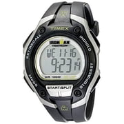 Mens Ironman Traditional 30-Lap Resin Case and Black Strap Grey Dial Black Watch - T5K412