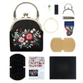 thumbnail image 1 of Coofit Embroidery Coin Purse Kit: DIY Cross Stitch Kit Shoulder Handbag Crossbody Bag, 1 of 10
