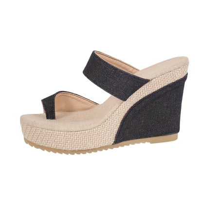 

PEASKJP Platform Sandals Women Dressy Women s Rest Terra Toe Post Backstrap Sandal Supportive Orthotic Sandals Comfort with Arch Support (Black 8.5)