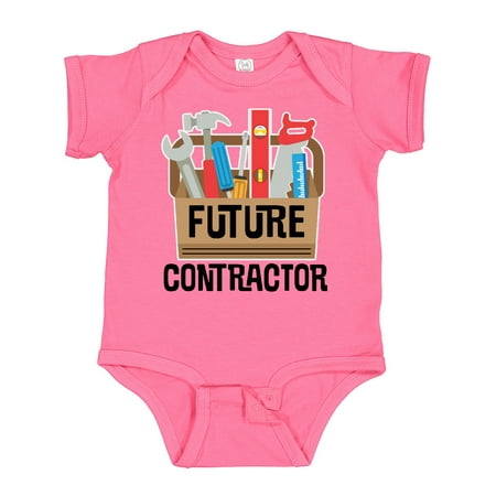

Inktastic Construction Future Contractor Gift Baby Boy or Baby Girl Bodysuit