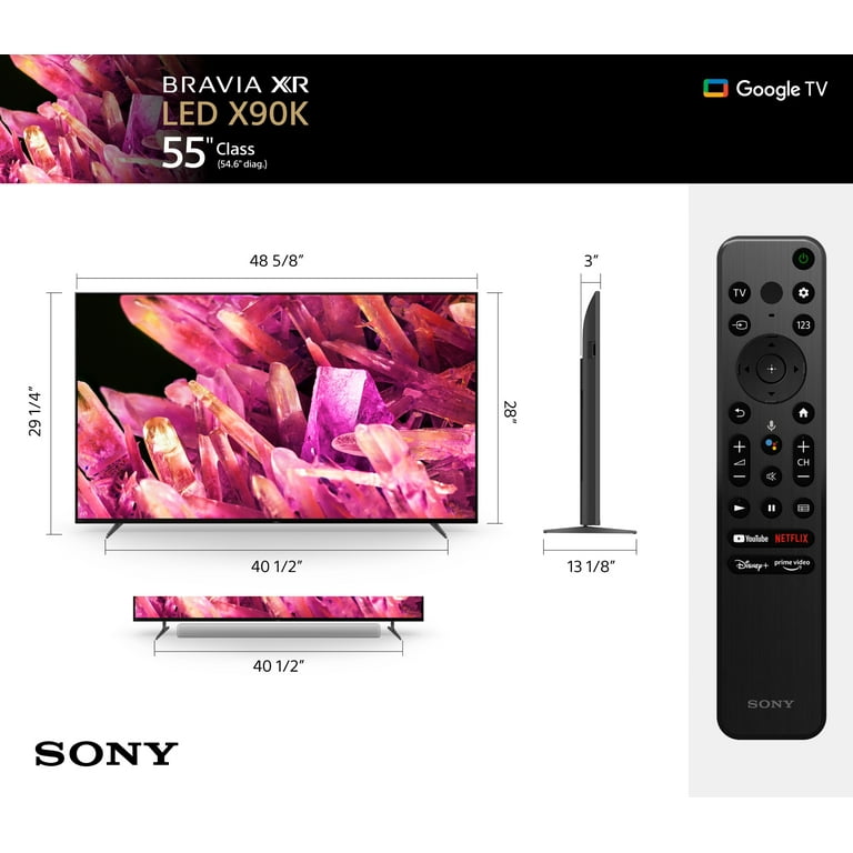 Sony 55” BRAVIA XR X90K 4K HDR LED Smart Google TV - 2022 Sony 55” BRAVIA XR X90K 4K HDR LED Smart Google TV - 2022