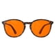 thumbnail image 1 of Gafas Bloomoak con bloqueo de luz azul, color naranja, retro, redondas, 1 of 7