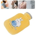 thumbnail image 4 of Bolsa De Agua Caliente, Compresa Fría Bolsa De Agua Caliente De Goma A Prueba De Fugas Reducción Del Dolor 500ML Portátil Multifuncional Con Cubierta De Felpa Para La Artritis ANGGREK Otros, 4 of 8