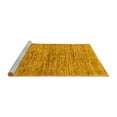 thumbnail image 2 of Ahgly Company Machine Washable Indoor Rectangle Abstract Yellow Modern Area Rugs, 6' x 9', 2 of 4
