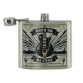 thumbnail image 2 of Guitar Rock On Be Free Stainless Steel 5oz Hip Drink Kidney Flask, 2 of 4