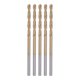 thumbnail image 1 of 5uds Helicoidales Brocas 1,9mm Titanio Revestido (HSS-E) M42 Alta Velocidad Acero 8% Cobalto Recto Vástago para Inoxidable Acero Aluminio Aleación Metal, 1 of 5