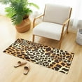 thumbnail image 4 of SKYSONIC Leopard Soft Runner Rug Washable Non-Slip Room Rug Hallway Rug Runner for Entryway,Hallway,Bathroom,and Kitchen,39x20In, 4 of 7