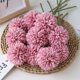 thumbnail image 1 of Ramo de flores artificiales con forma de bola de crisantemo, 10 unidades, regalo para personas importantes, moral gloriosa para el hogar, la oficina, la cafetería, fiestas y bodas (fucsia), 1 of 5