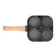 thumbnail image 3 of Sartén para huevos, sartén para panqueques, antiadherente, 4 tazas, sartén para huevos fritos, cocina de aluminio, mango de baquelita para el desayuno, 3 of 10