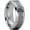 Silver, variant on Mens Hammered Grooved Tungsten Carbide Wedding Band Ring 8mm Comfort-Fit 14
