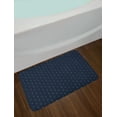 thumbnail image 2 of Abstract Bath Mat, Simplistic Pattern in Monochrome Layout Grass Like Motifs Plants, Plush Bathroom Decor Mat with Non Slip Backing, 29.5" X 17.5", Pale Turquoise and Dark Blue, by Ambesonne, 2 of 2