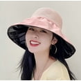 thumbnail image 3 of Women’s Wide Brim Straw Sun Hat, Foldable Beach Travel Hat for Summer Outdoor Wear, TIKA, 3 of 4