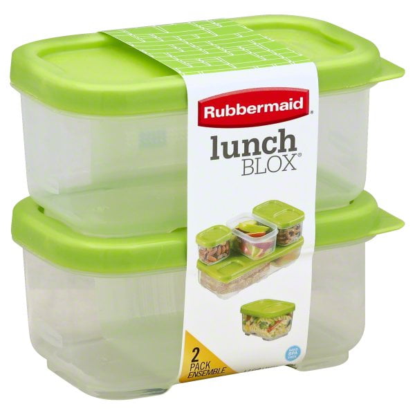 Rubbermaid LunchBlox Side Dish Food Storage Container, 12 Pack