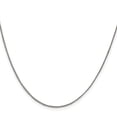 thumbnail image 3 of Auriga Fine Jewelry 925 Sterling Silver 1 mm Curb Chain Necklace for Women 24", 3 of 5