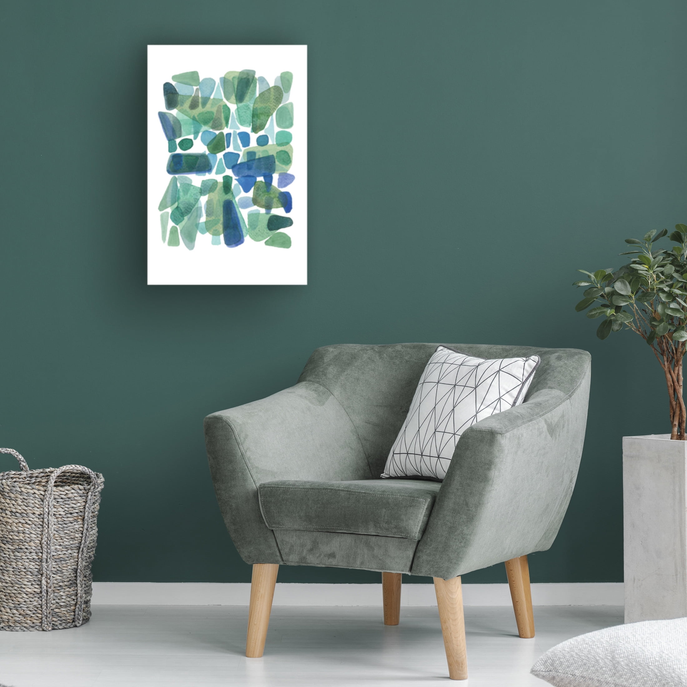Trademark Fine Art Louise van Terheijden Broken Glass Canvas Wall Art