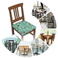 thumbnail image 7 of KLL Mushrooms Pattern Seat Covers for Dining Room Chairs,Washable Chair Seat Chair Covers Seat Protector-Four Pieces, 7 of 7