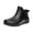 Dark Gray, variant on Women's Waterproof Rain Boots, Slip-On Ankle Rubber Booties, Non-Slip Outdoor Chelsea Shoes for Gardening Black