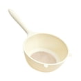 thumbnail image 2 of 1Pc Large Fine Mesh Strainer Basket for Kitchen,Cream White Plastic Vegetable And Rice Washing Drainer with Handle,Multifunctional Food Strainer for Household Cooking And Fruit 12.3"X2.95"X6.3", 2 of 6