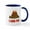 White/Navy Inside, variant on CafePress - I Lava You Volcano Mugs - 11 oz Ceramic Mug - Novelty Coffee Tea Cup