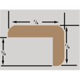 thumbnail image 1 of SeaTeak 60844 L-Molding Small .88ft. x .88in., 1 of 1