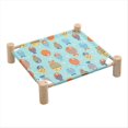 thumbnail image 1 of Cama Tipo Hamaca para Gatos y Perros, Hamaca de Madera para Gatos, Cama de Refrigeración Elevada, Cama para Mascotas Portátil Desmontable para Interiores y Exteriores, Adecuada H, 1 of 5