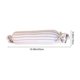 thumbnail image 3 of 19.6in ice silk Cool Candy Shaped Neck Pillow Breathable Striped Bolster Pillow For Cervical Support, 3 of 6