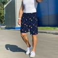 thumbnail image 2 of KLL Space Galaxy for Men's 1-Pack Shorts,Sleep Pajama Shorts for Men Soft Pj Shorts Men's Pajama Bottoms Sleepwear -Medium, 2 of 7