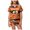 Orange, variant on Leey-World Girl Halloween Pajamas Toddler Kids Little Girls Halloween Satin Pajamas Pumpkin Short Sleeve Button Down Sleepwear Pjs Set