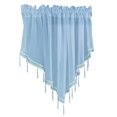 thumbnail image 1 of Cortina de poliéster para ventana, persiana triangular, decoración, pantalla de balcón para dormitorio, sala de estar, azul cielo Advancent HA004558-01, 1 of 6