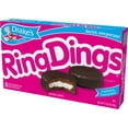 thumbnail image 5 of Drake's Ring Dings, 5 Boxes of Chocolate Coated Frosted Creme Filled Snack Cakes, 5 of 8