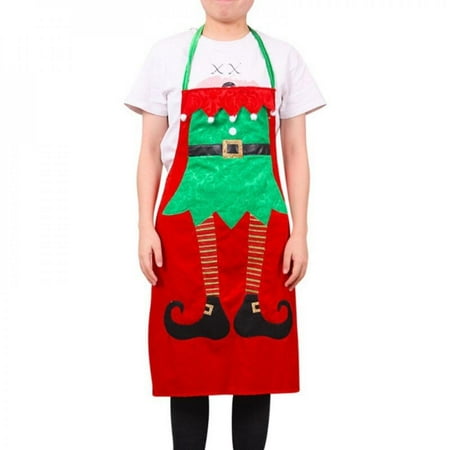 

Velocity Christmas Apron Christmas Elf Kitchen Apron Women Men Christmas Decor Apron Home Kitchen Cooking Baking Accessories Apron