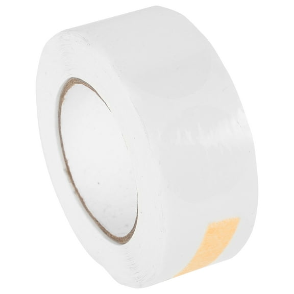 FRCOLOR 1 Roll Circle Clear Stickers for Envelope Seal Retail Package Seals