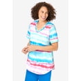 thumbnail image 4 of Woman Within Plus Size Two-Piece V-Neck Tunic & Capri Set, 4 of 6