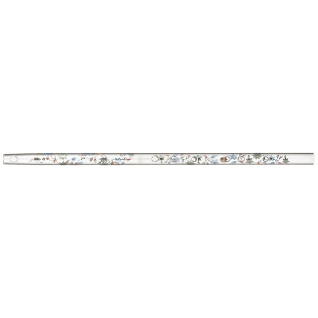 Hall Crystal Flute 12205 - Inline Glass Flute in D - Taj Mahal