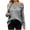Gray, variant on Womens Sweater Long Sleeve Knitted Solid Color Off-the-shoulder Sweater Gray S,Blouse for Women