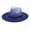 Blue, variant on Dalrosia Wide Brim Fedora Hats for Women & Men Two Tone Felt Hat Gradient Dress Hat