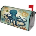 thumbnail image 2 of Ocean World Sea Octopus Magnetic Mailbox Covers, Mail Wraps Garden Yard Home Decor for Outdoor Standard Size 21x18 in, 2 of 6