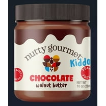 The Nutty Gourmet Kiddos Chocolate Walnut Butter- 10 oz (Healthy Fats & Fiber)