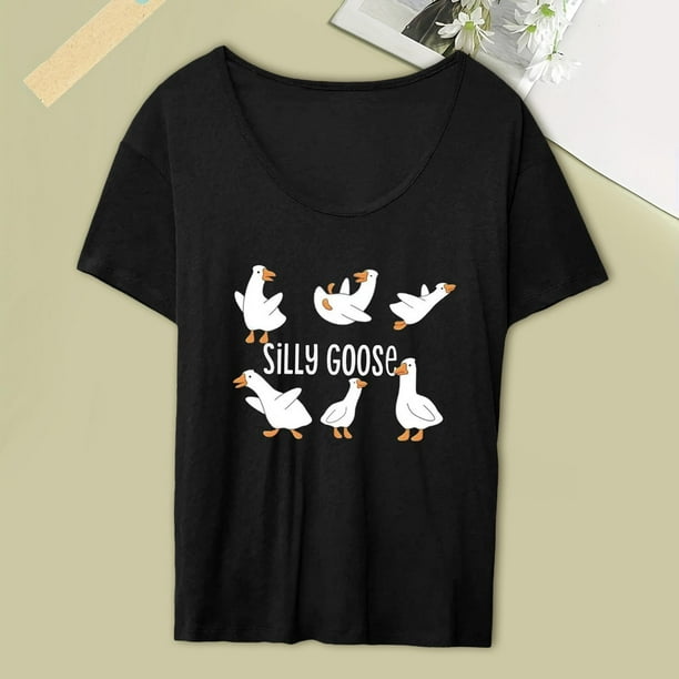 Camiseta para mujer ropa holgada a la moda cuello redondo suave comoda ropa de calle para primavera y verano camisetas para mujer camiseta basica negra SG Yinane camiseta de mujer Bodega